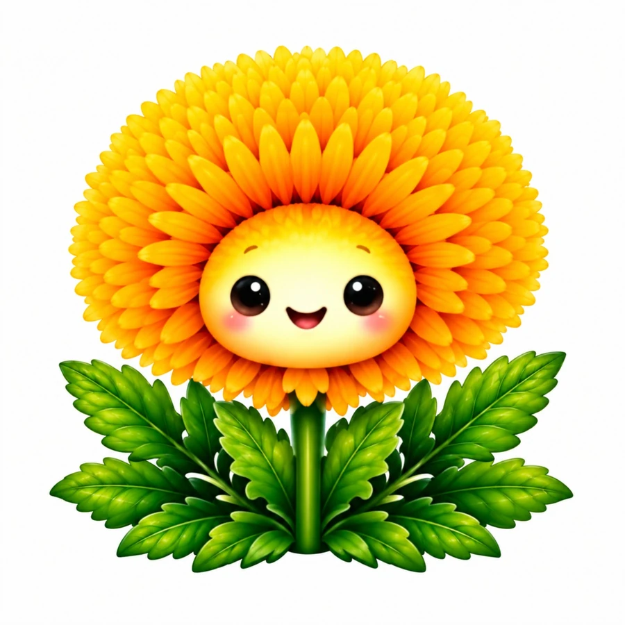 Dandelion herbal friend character