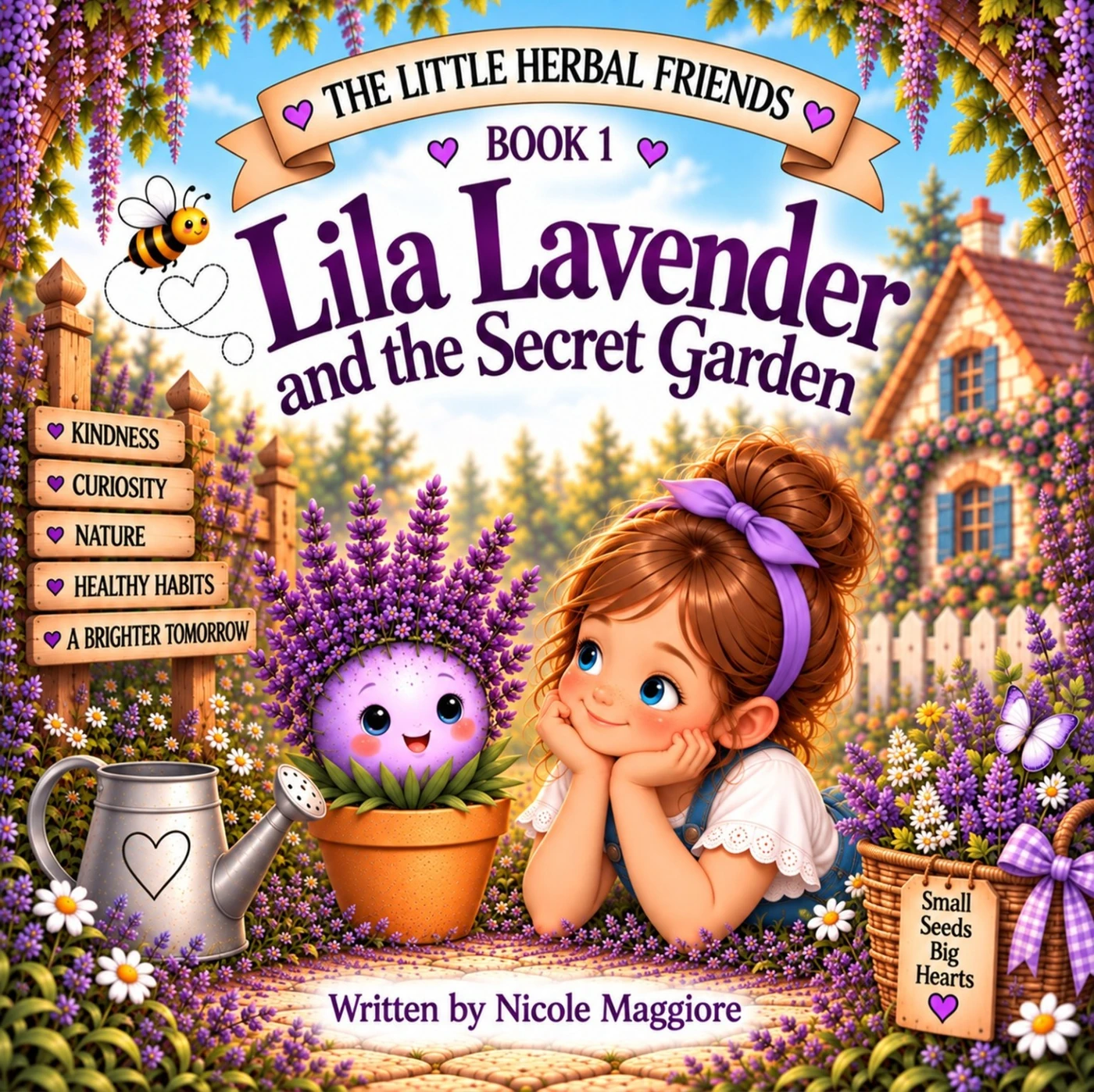 Cover of Lila Lavender and the Secret Garden by Nicole Maggiore